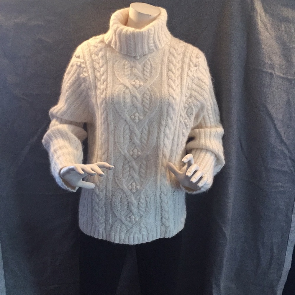 💥SALE💥Talbot hand knit angora wool rabbit Nylon
